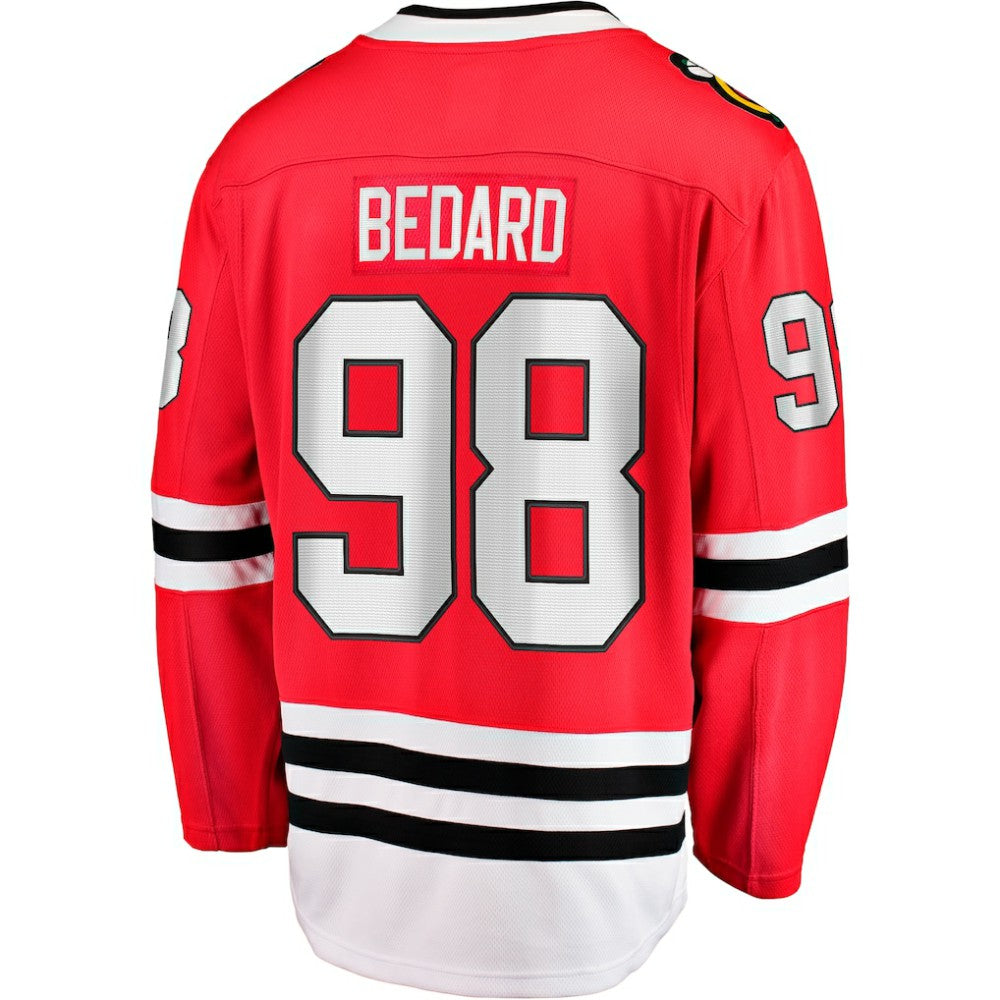 NHL Connor Bedard Chicago Blackhawks Fanatics Home Breakaway Player Jersey