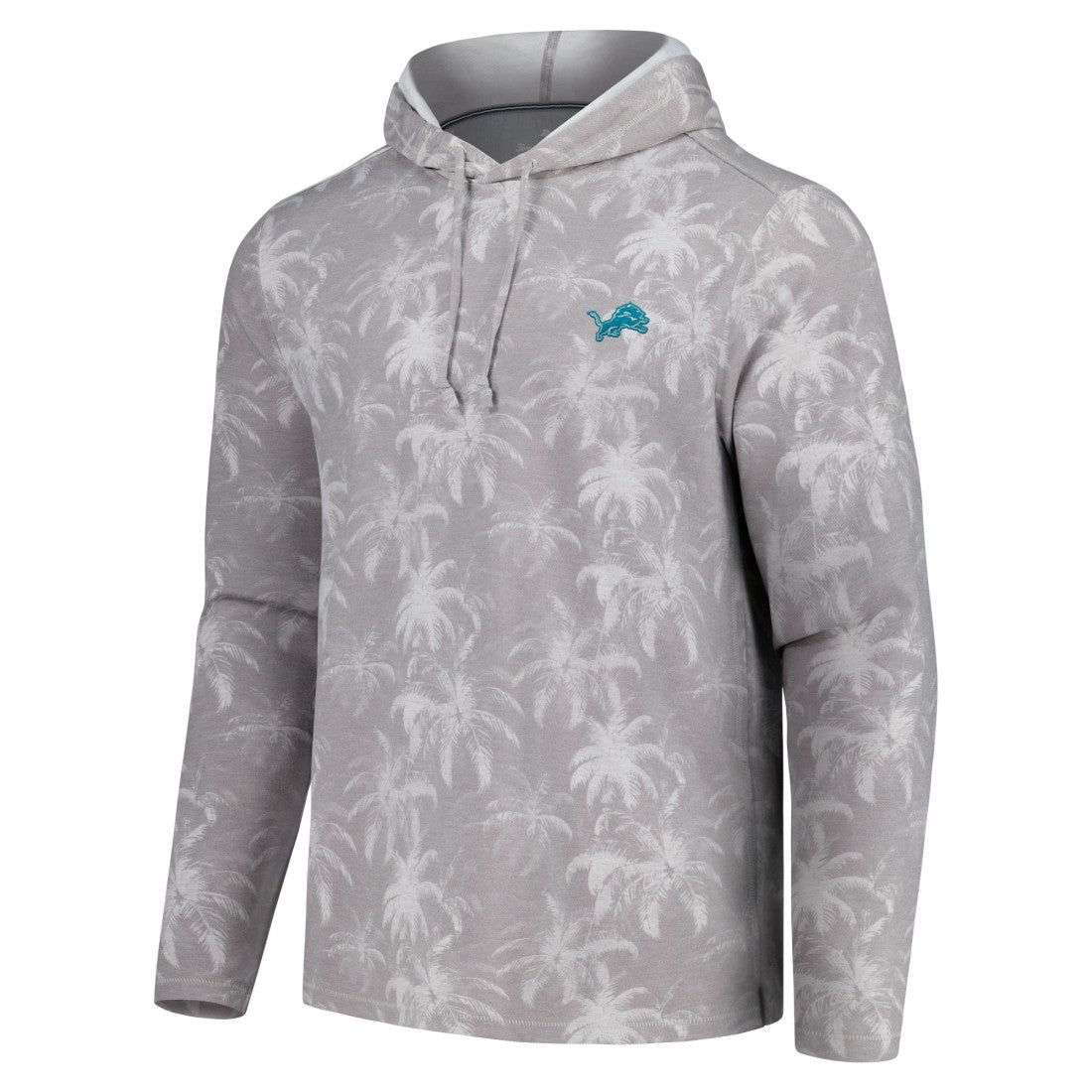 Palm Frenzy Hoodie Long Sleeve T-Shirt - Detroit Lions Hoodies