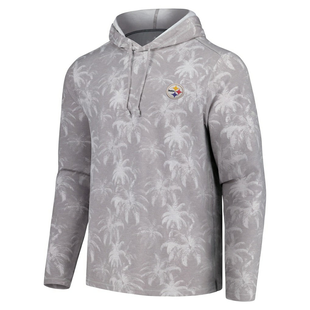 Palm Frenzy Hoodie Long Sleeve T-Shirt - Pittsburgh Steelers Hoodies