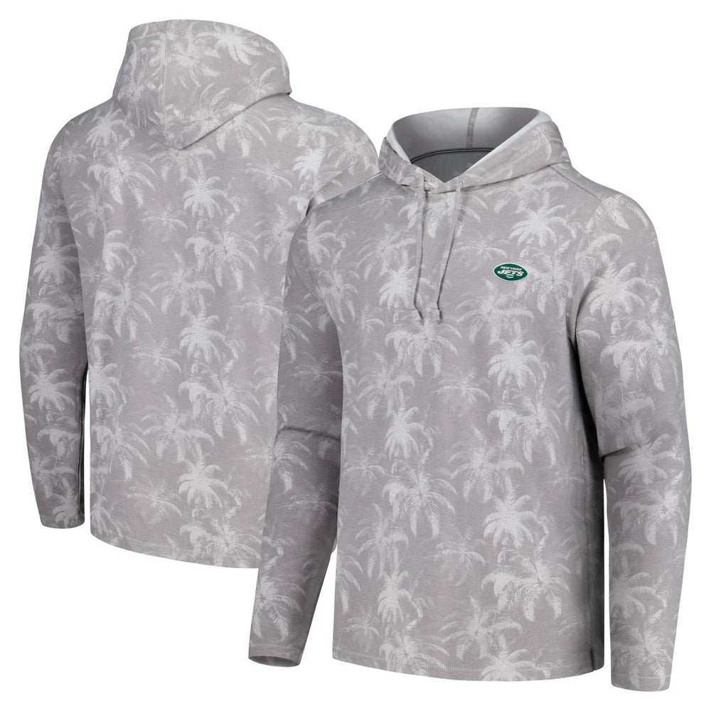 Palm Frenzy Hoodie Long Sleeve T-Shirt - New York Jets Hoodies