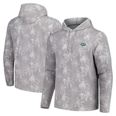 Palm Frenzy Hoodie Long Sleeve T-Shirt - New York Jets Hoodies