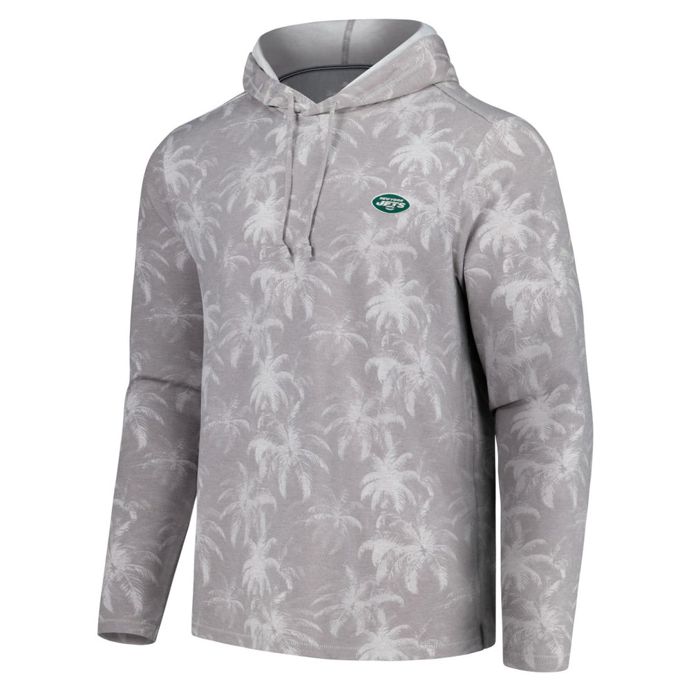 Palm Frenzy Hoodie Long Sleeve T-Shirt - New York Jets Hoodies