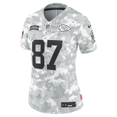 Travis Kelce  Women's 2024 Salute to Service Limited Jersey - Kansas City Chiefs Jerseys