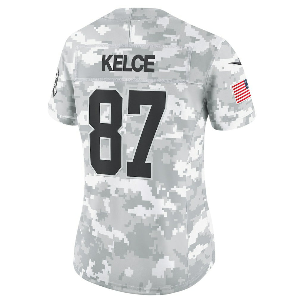 Travis Kelce  Women's 2024 Salute to Service Limited Jersey - Kansas City Chiefs Jerseys