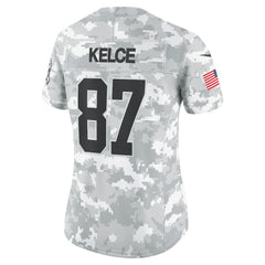 Travis Kelce  Women's 2024 Salute to Service Limited Jersey - Kansas City Chiefs Jerseys