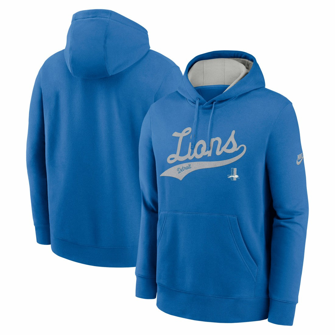 Rewind Club Logo Pullover Hoodie - Detroit Lions Hoodies