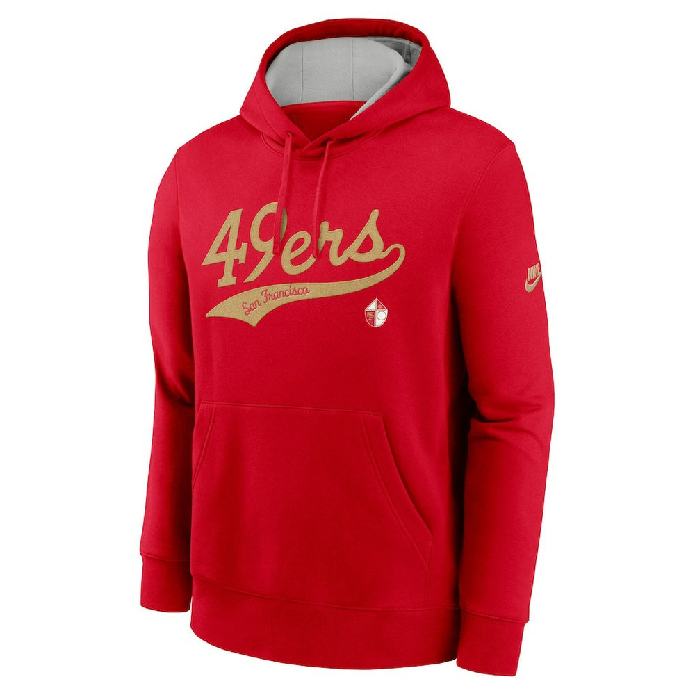 Rewind Club Logo Pullover Hoodie - San Francisco 49ers Hoodies
