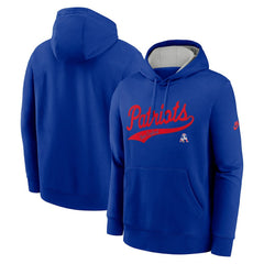 Rewind Club Logo Pullover Hoodie - New England Patriots Hoodies