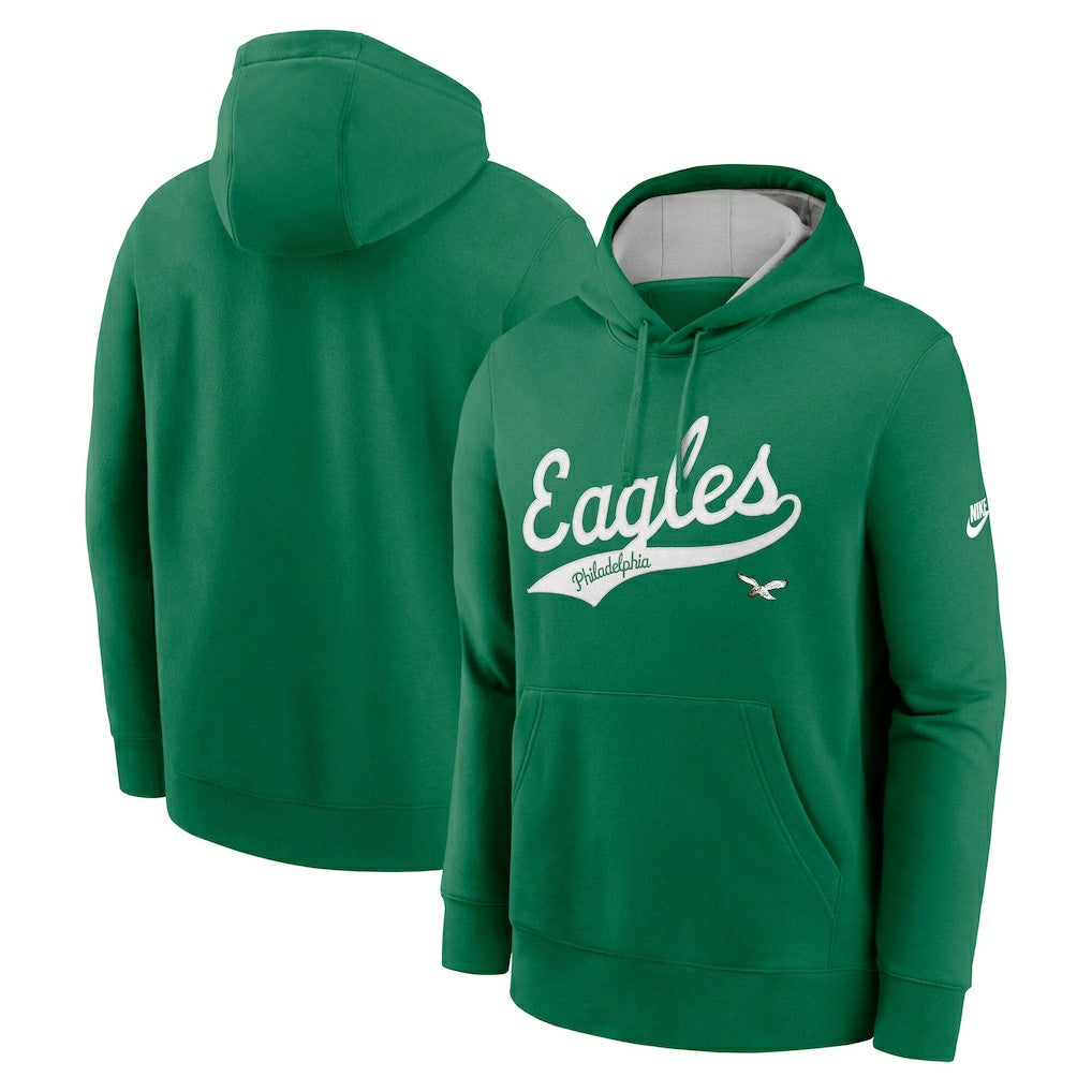 Rewind Club Logo Pullover Hoodie - Philadelphia Eagles Hoodies
