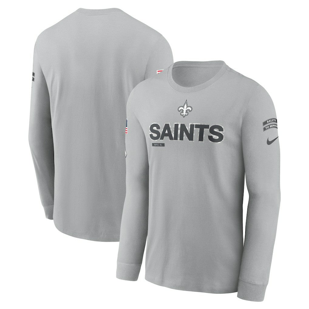 2024 Salute To Service Long Sleeve T-Shirt - New Orleans Saints T-shirts