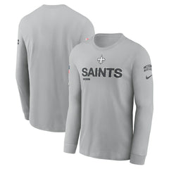 2024 Salute To Service Long Sleeve T-Shirt - New Orleans Saints T-shirts