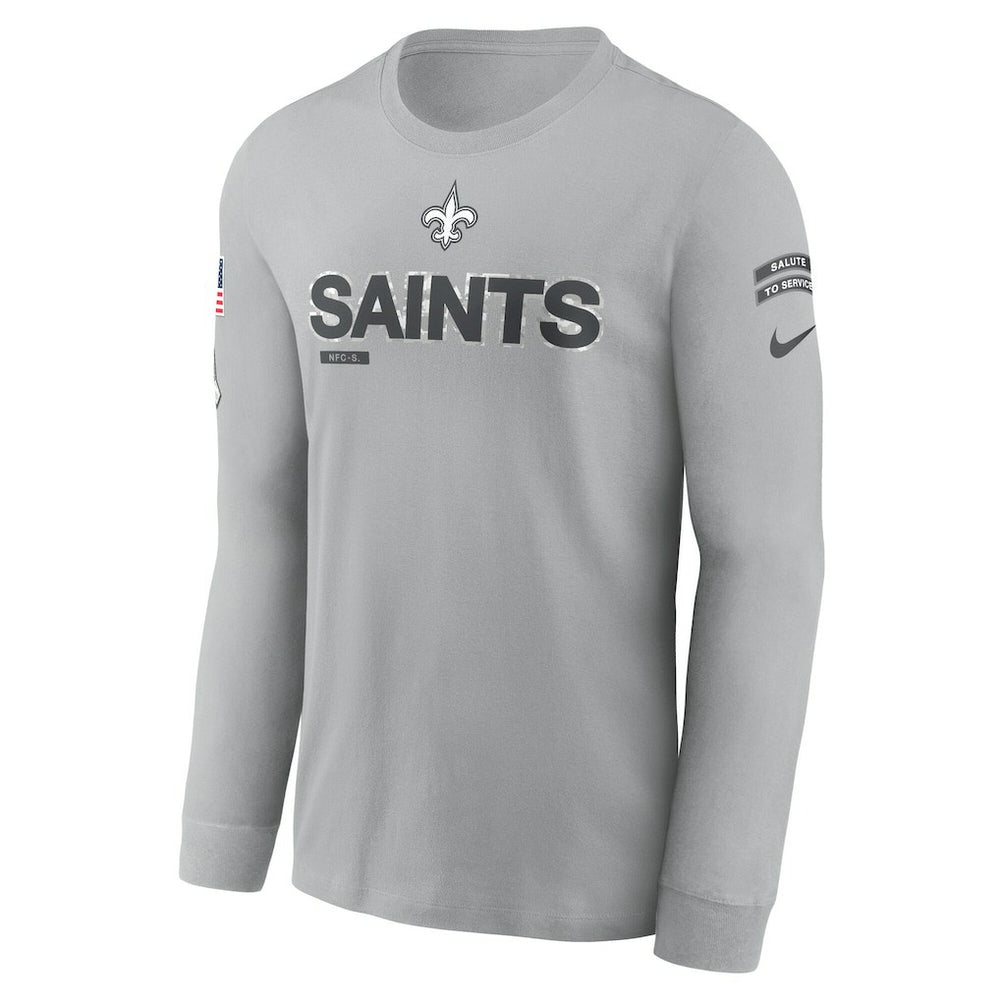 2024 Salute To Service Long Sleeve T-Shirt - New Orleans Saints T-shirts