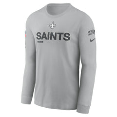 2024 Salute To Service Long Sleeve T-Shirt - New Orleans Saints T-shirts