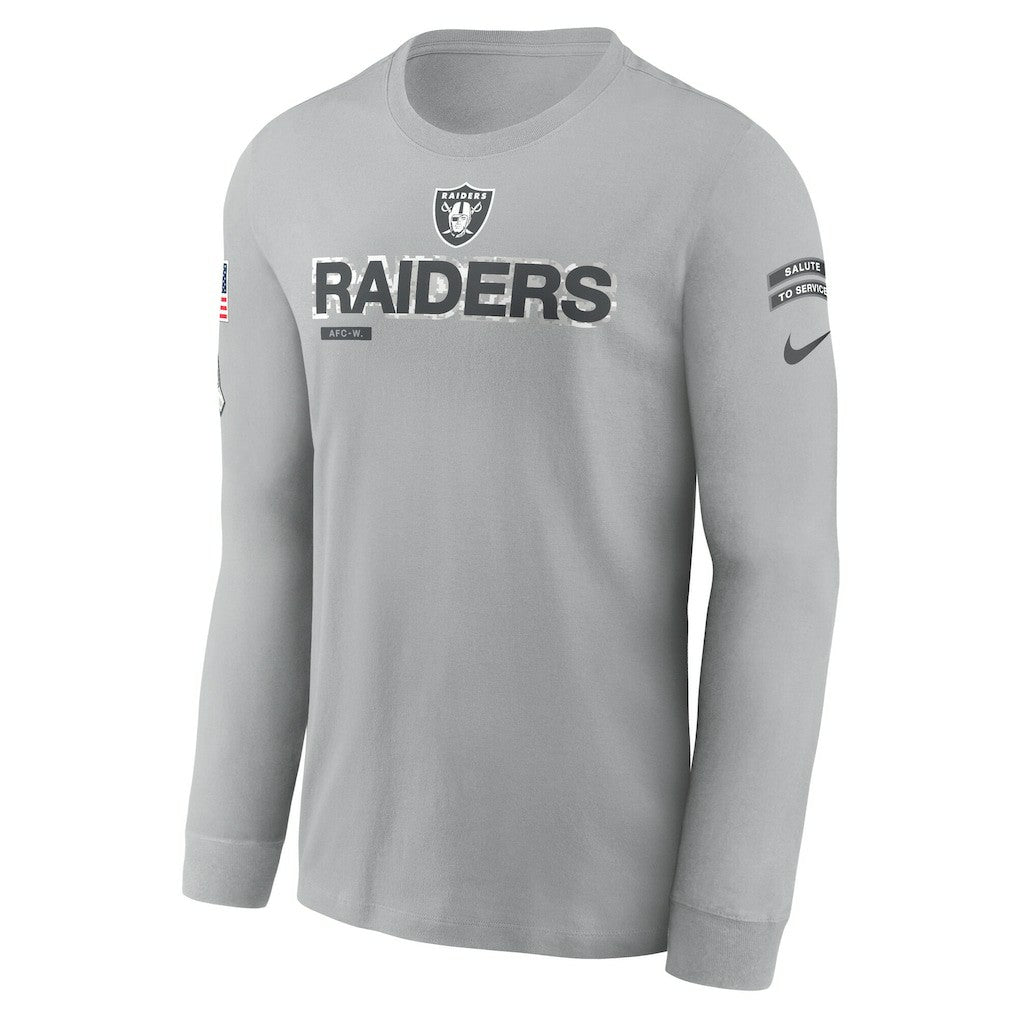 2024 Salute To Service Long Sleeve T-Shirt - Las Vegas Raiders T-shirts