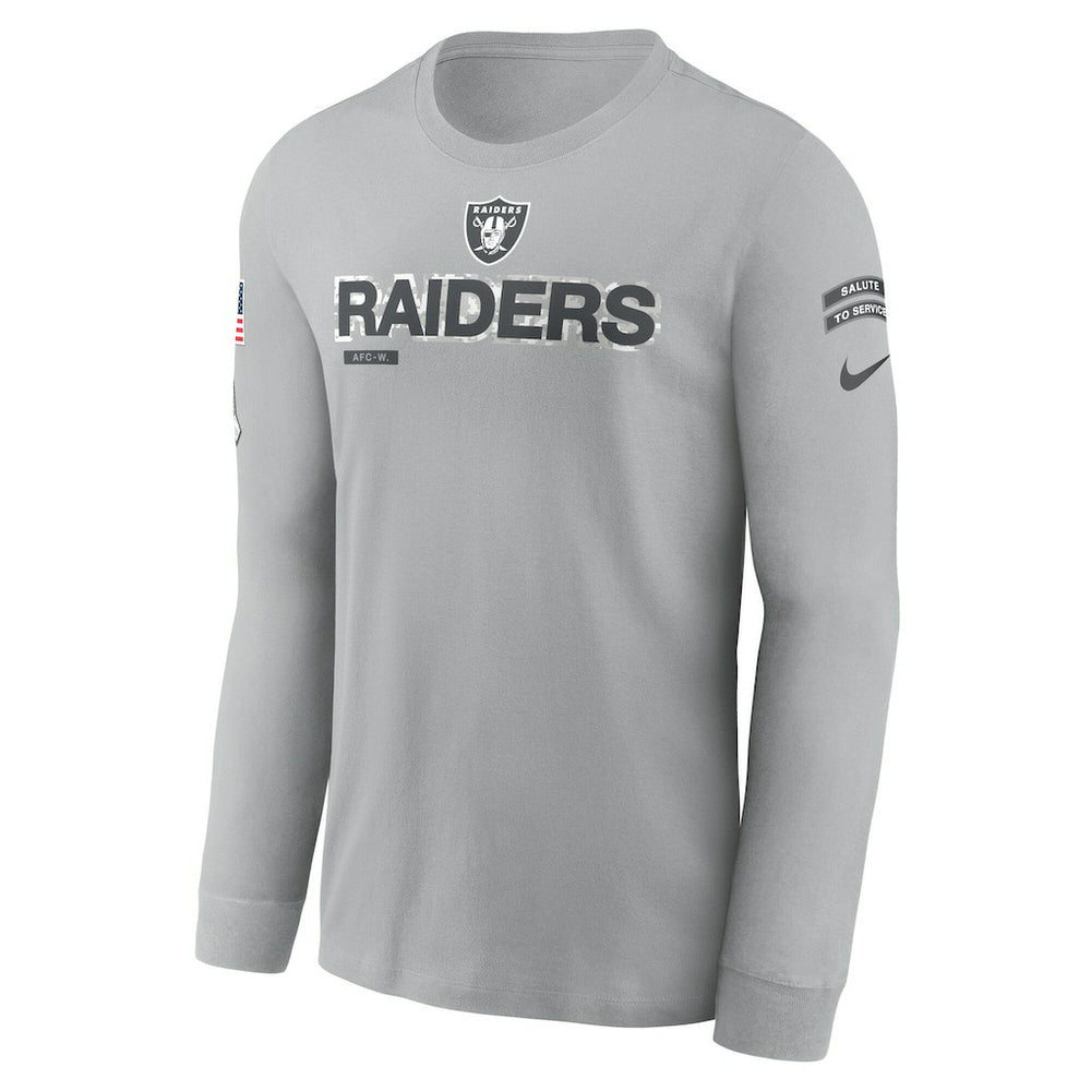 2024 Salute To Service Long Sleeve T-Shirt - Las Vegas Raiders T-shirts