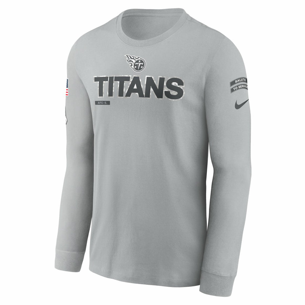 2024 Salute To Service Long Sleeve T-Shirt - Tennessee Titans T-shirts