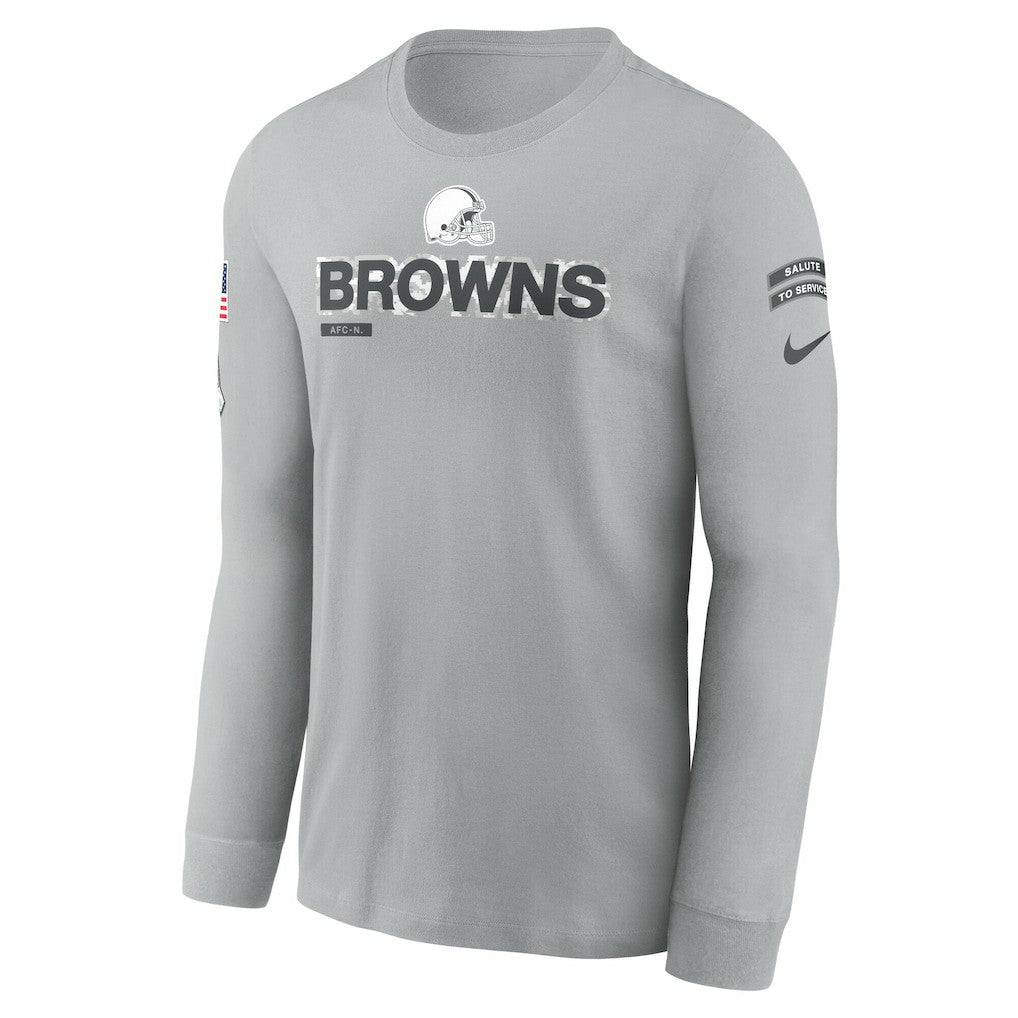 2024 Salute To Service Long Sleeve T-Shirt - Cleveland Browns T-shirts