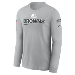 2024 Salute To Service Long Sleeve T-Shirt - Cleveland Browns T-shirts