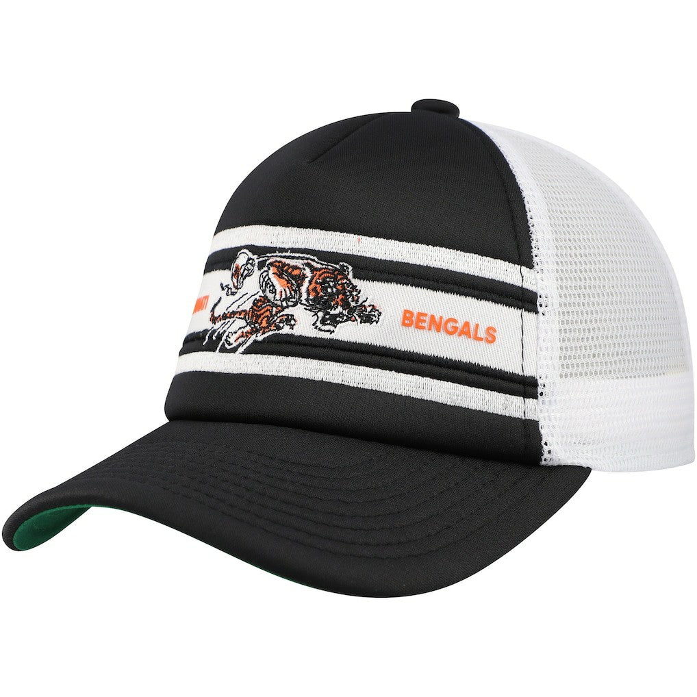 Youth Stripe Trucker Adjustable Hat - Cincinnati Bengals Hats