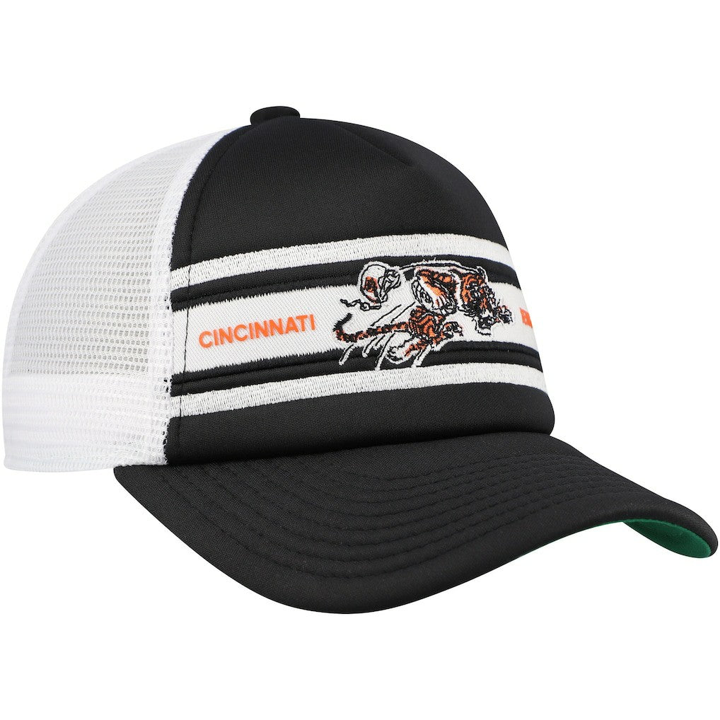 Youth Stripe Trucker Adjustable Hat - Cincinnati Bengals Hats