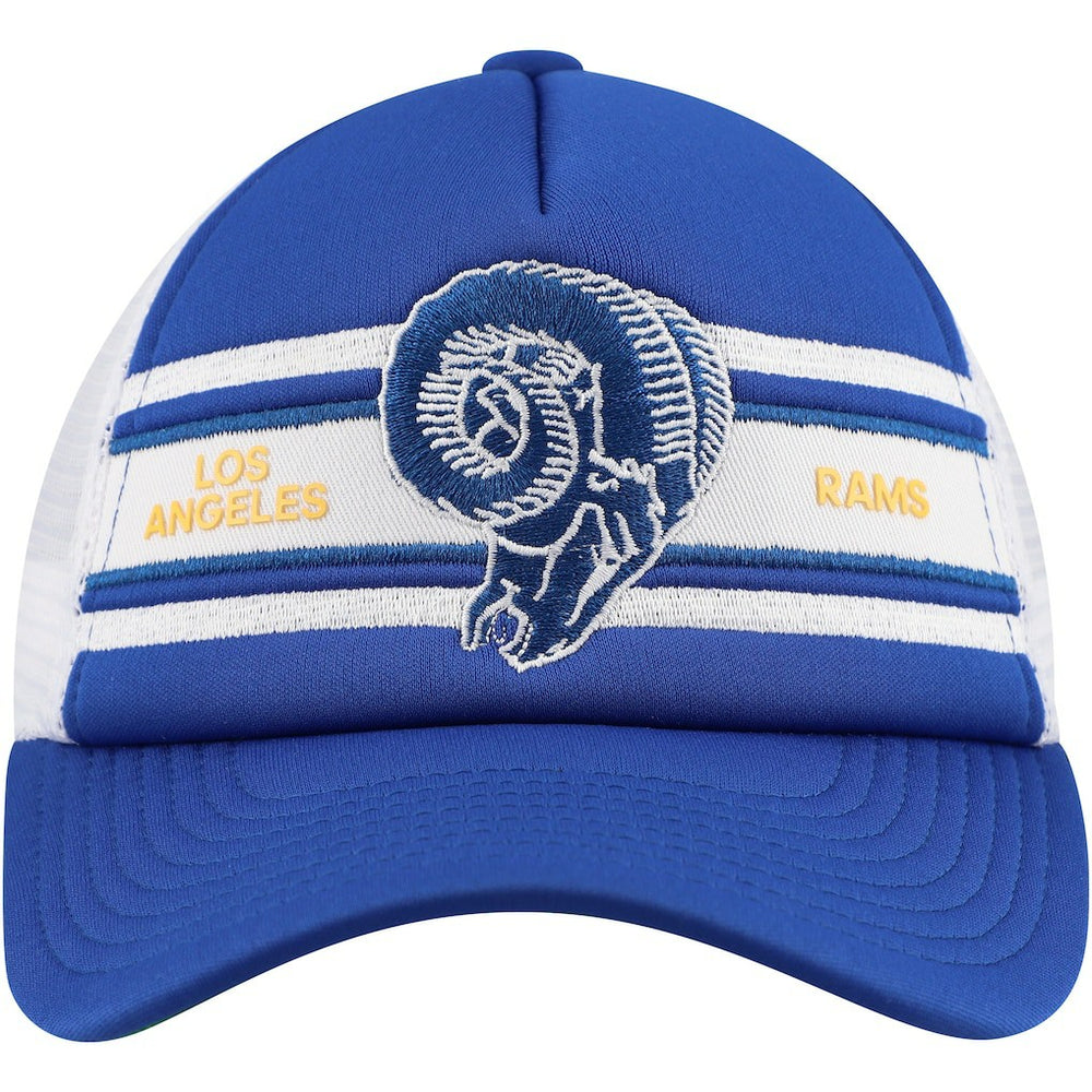 Youth Stripe Trucker Adjustable Hat - Los Angeles Rams Hats