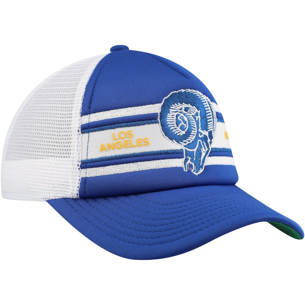 Youth Stripe Trucker Adjustable Hat - Los Angeles Rams Hats