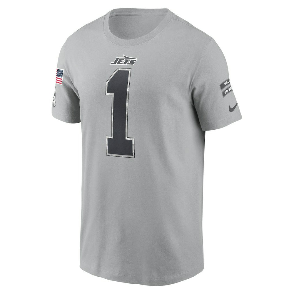 Ahmad Sauce Gardner  2024 Salute To Service Name & Number T-Shirt - New York Jets T-shirts