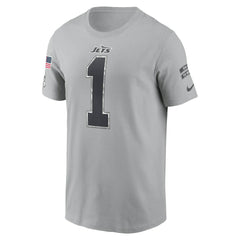 Ahmad Sauce Gardner  2024 Salute To Service Name & Number T-Shirt - New York Jets T-shirts