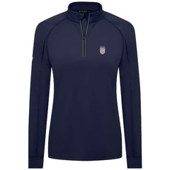 USWNT Levelwear Women's Kinetic Insignia Quarter-Zip Pullover