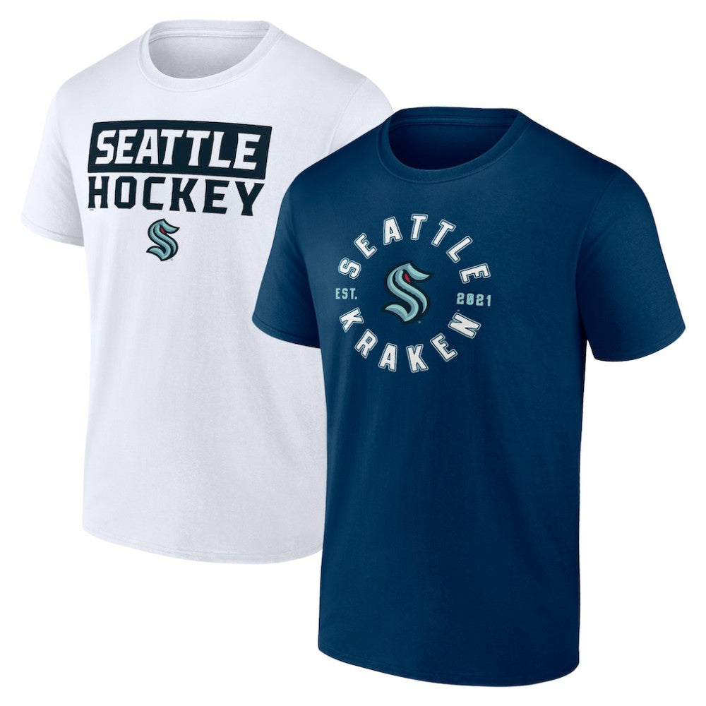 NHL Seattle Kraken Fanatics Big & Tall 2-Pack T-Shirt Set