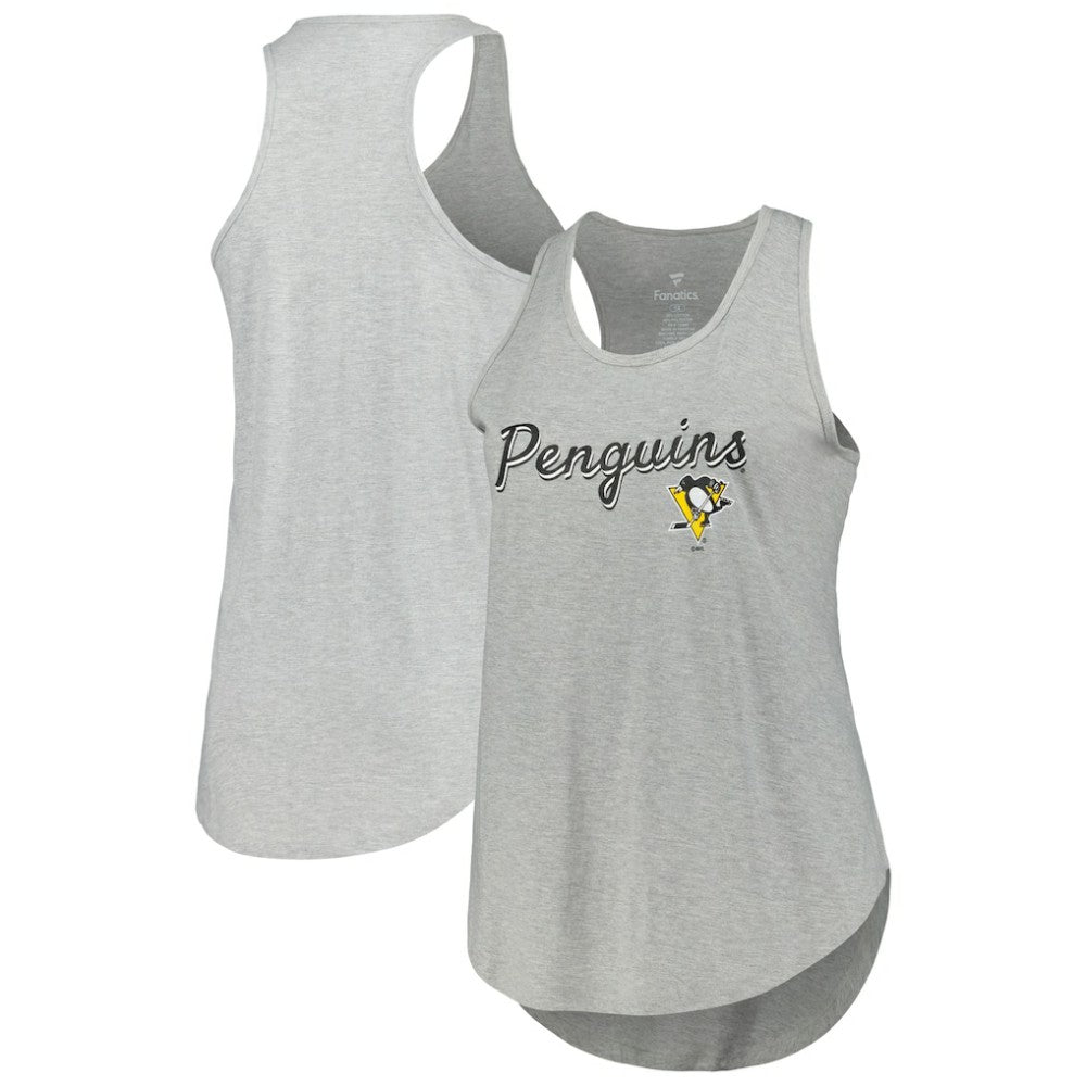 NHL Pittsburgh Penguins Fanatics Women's Plus Size Racerback Tank Top