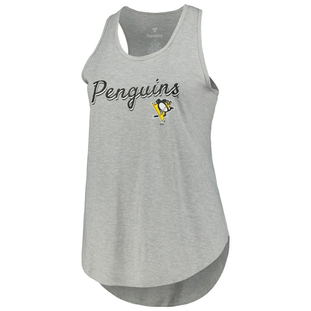 NHL Pittsburgh Penguins Fanatics Women's Plus Size Racerback Tank Top