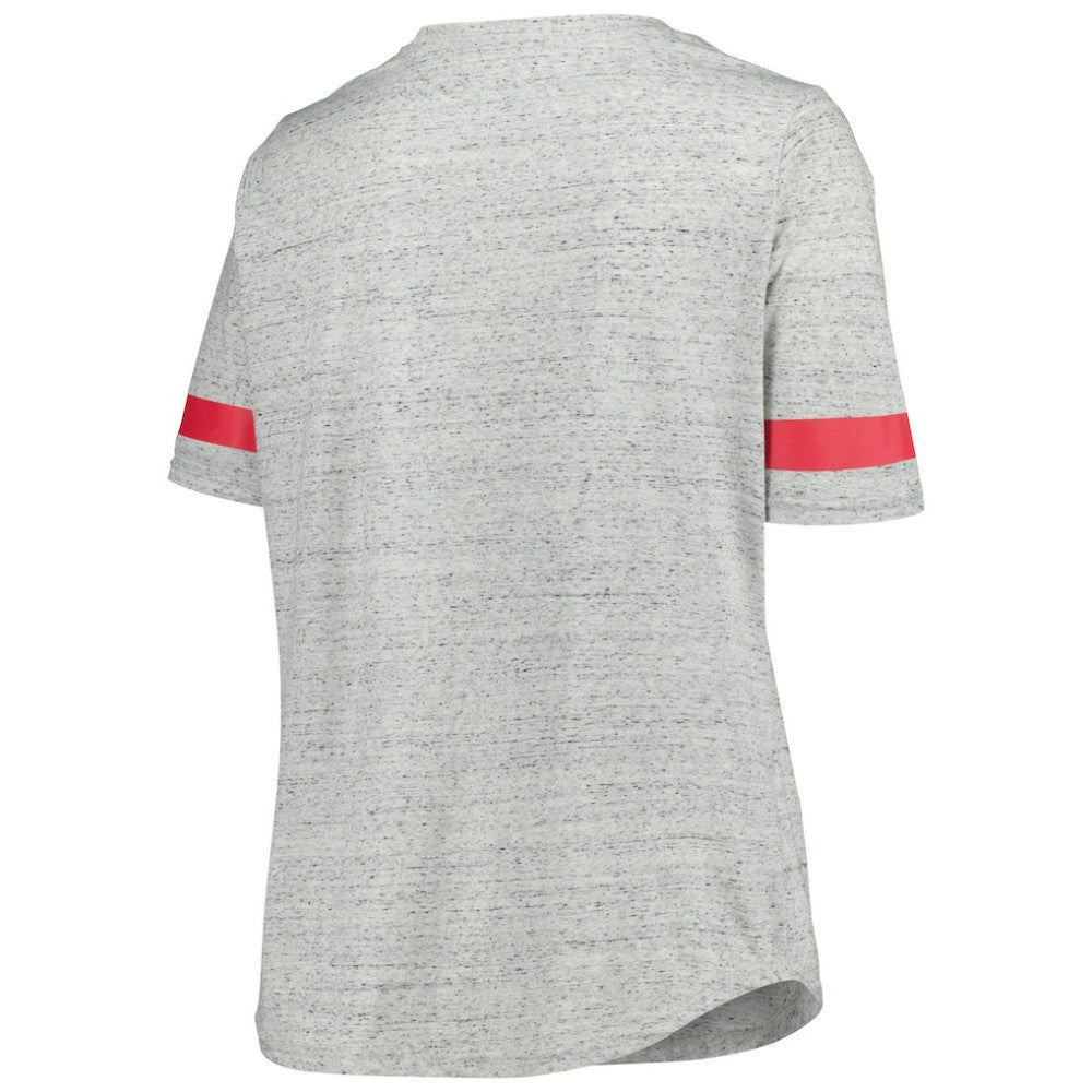 NHL New Jersey Devils Fanatics Women's Plus Size Lace-Up T-Shirt