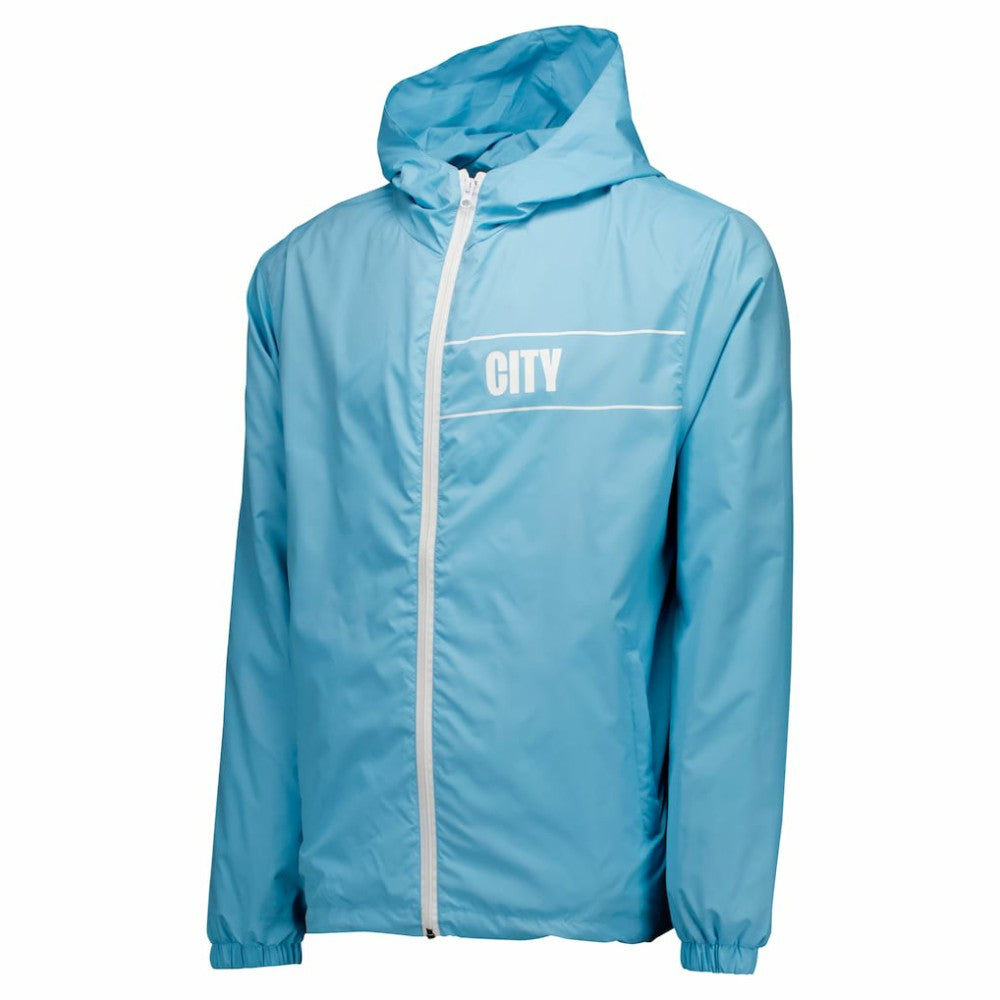 Manchester City Home Match Hoodie Full-Zip Windbreaker Jacket