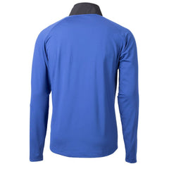 Blue/Black Seattle Mariners Cutter & Buck City Connect Adapt Eco Knit Hybrid Recycled Quarter-Zip Pullover Top