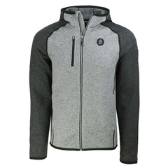 Heather Gray/Heather Charcoal Baltimore Orioles Cutter & Buck City Connect Mainsail Full-Zip Hoodie