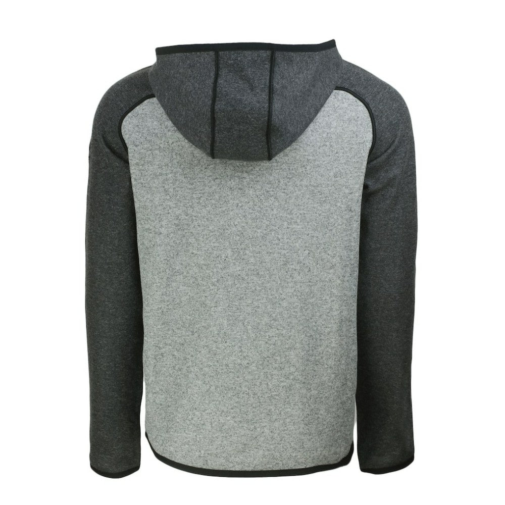 Heather Gray/Heather Charcoal Baltimore Orioles Cutter & Buck City Connect Mainsail Full-Zip Hoodie