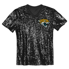 Trevor Lawrence  Girls Youth Sequin V-Neck Fashion Jersey - Jacksonville Jaguars Jerseys