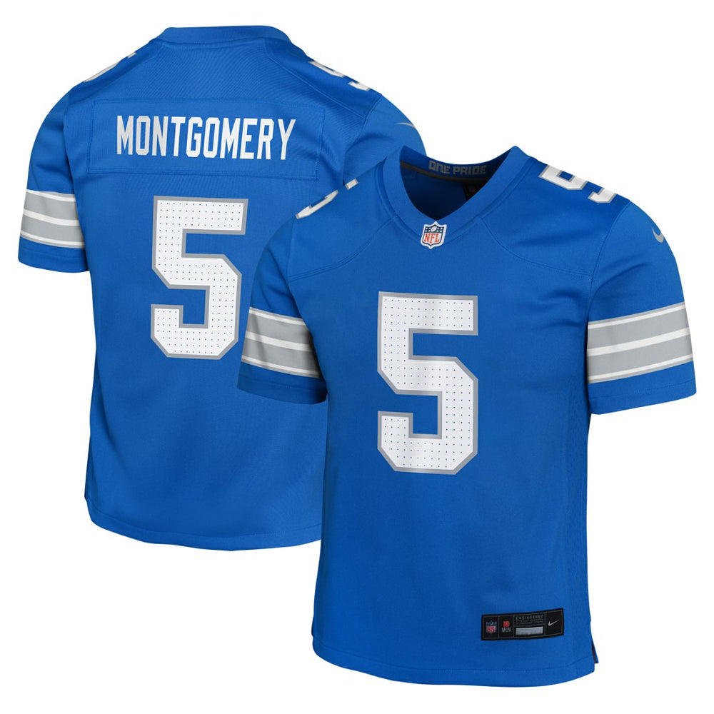 David Montgomery  Youth Game Jersey - Detroit Lions Jerseys