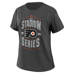NHL Philadelphia Flyers WEAR by Erin Andrews Women's 2024 NHL Stadium Series Boyfriend T-Shirt