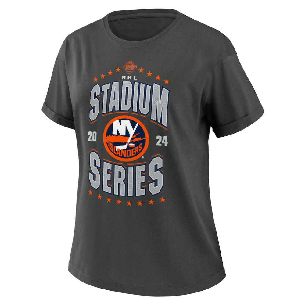 NHL New York Islanders WEAR by Erin Andrews Women's 2024 NHL Stadium Series Boyfriend T-Shirt