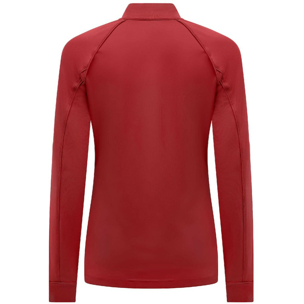NHL Chicago Blackhawks Levelwear Women's Kinetic Insignia Core Quarter-Zip Pullover Top