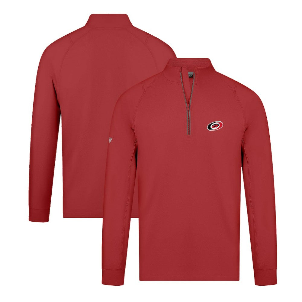 NHL Carolina Hurricanes Levelwear Theory Insignia Core Quarter-Zip Pullover Top