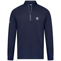 NHL Winnipeg Jets Levelwear Theory Insignia Core Quarter-Zip Pullover Top