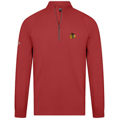 NHL Chicago Blackhawks Levelwear Theory Insignia Core Quarter-Zip Pullover Top