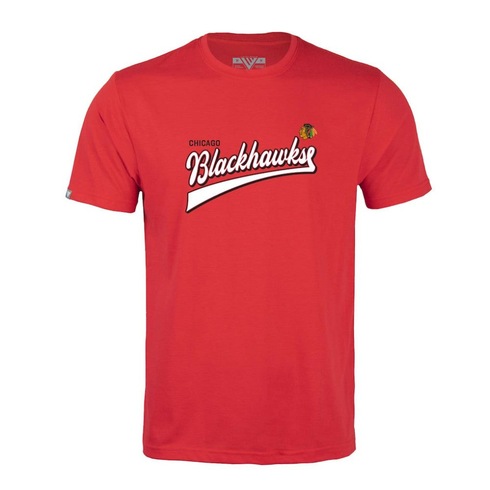 NHL Chicago Blackhawks Levelwear Richmond Retro Script T-Shirt