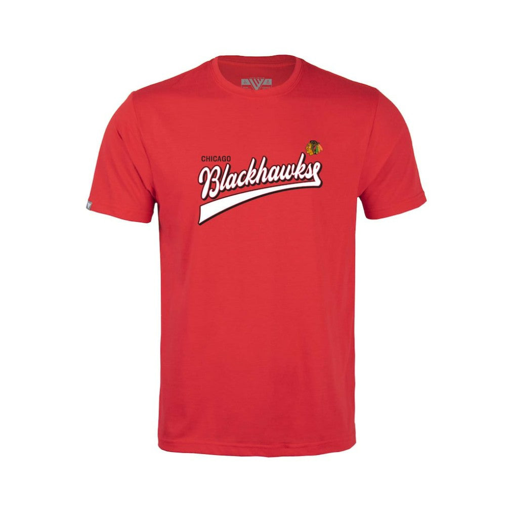 NHL Chicago Blackhawks Levelwear Youth Little Richmond Retro Script T-Shirt