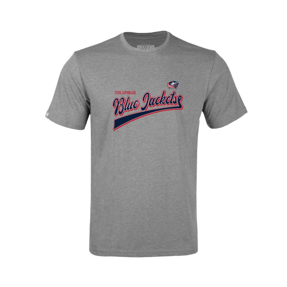 NHL Columbus Blue Jackets Levelwear Youth Little Richmond Retro Script T-Shirt