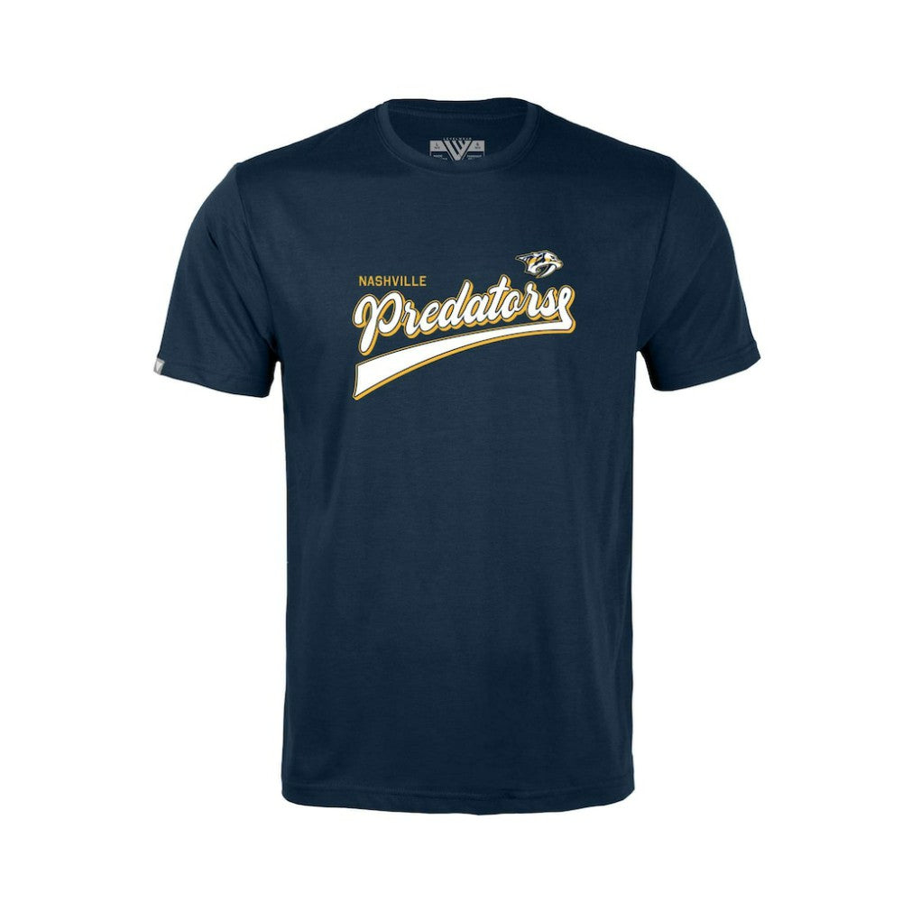 NHL Nashville Predators Levelwear Youth Little Richmond Retro Script T-Shirt