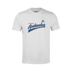 NHL Colorado Avalanche Levelwear Youth Little Richmond Retro Script T-Shirt